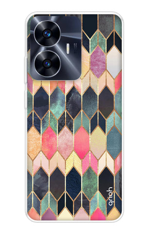 Shimmery Pattern Realme C55 Back Cover