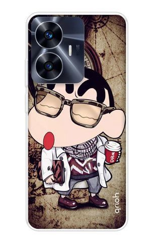 Nerdy Shinchan Realme C55 Back Cover