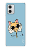 Attitude Cat Motorola G73 5G Back Cover