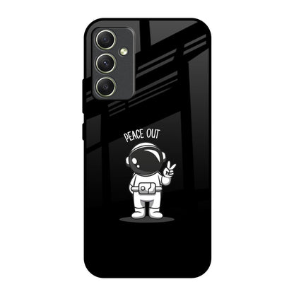 Peace Out Astro Samsung Galaxy A34 5G Glass Back Cover Online