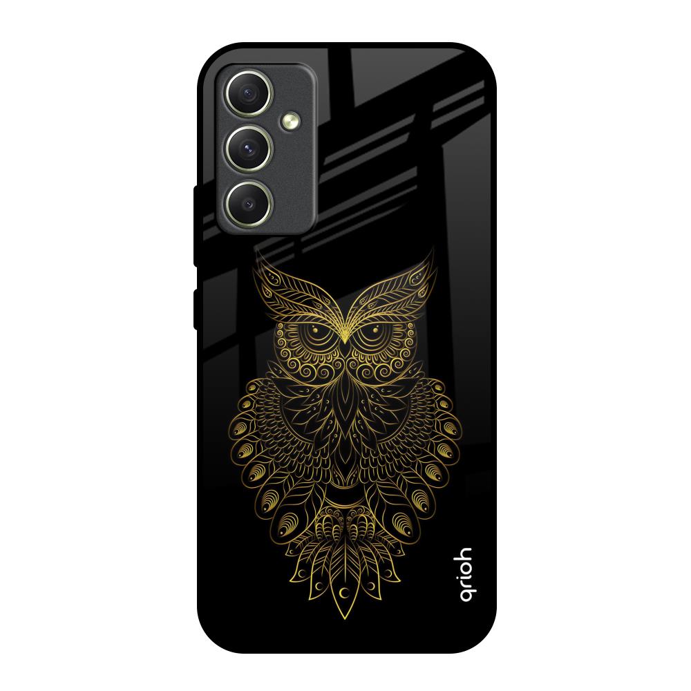 Golden Owl Samsung Galaxy A34 5G Glass Back Cover Online