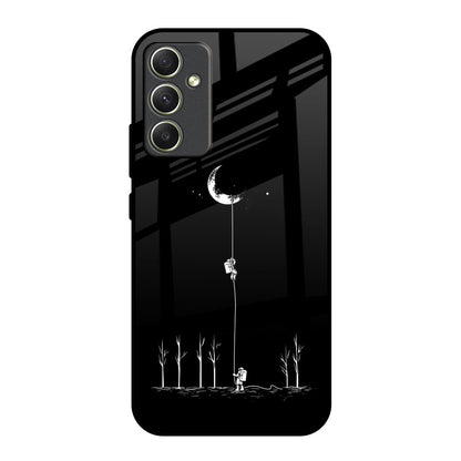 Catch the Moon Samsung Galaxy A34 5G Glass Back Cover Online