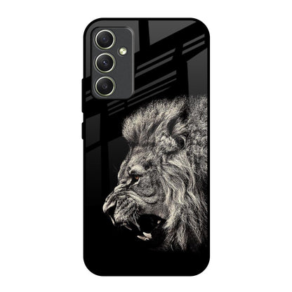 Brave Lion Samsung Galaxy A34 5G Glass Back Cover Online