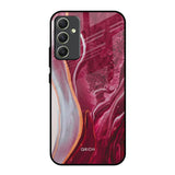 Crimson Ruby Samsung Galaxy A34 5G Glass Back Cover Online