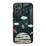 Astronaut Dream Samsung Galaxy A34 5G Glass Back Cover Online