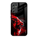 Red Angry Lion Samsung Galaxy A34 5G Glass Back Cover Online