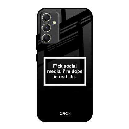 Dope In Life Samsung Galaxy A34 5G Glass Back Cover Online
