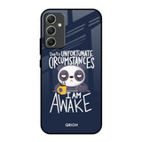 Struggling Panda Samsung Galaxy A34 5G Glass Back Cover Online