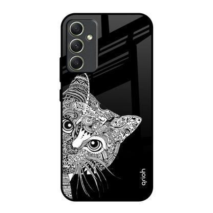Kitten Mandala Samsung Galaxy A34 5G Glass Back Cover Online