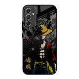 Dark Luffy Samsung Galaxy A34 5G Glass Back Cover Online