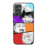 Anime Sketch Samsung Galaxy A34 5G Glass Back Cover Online