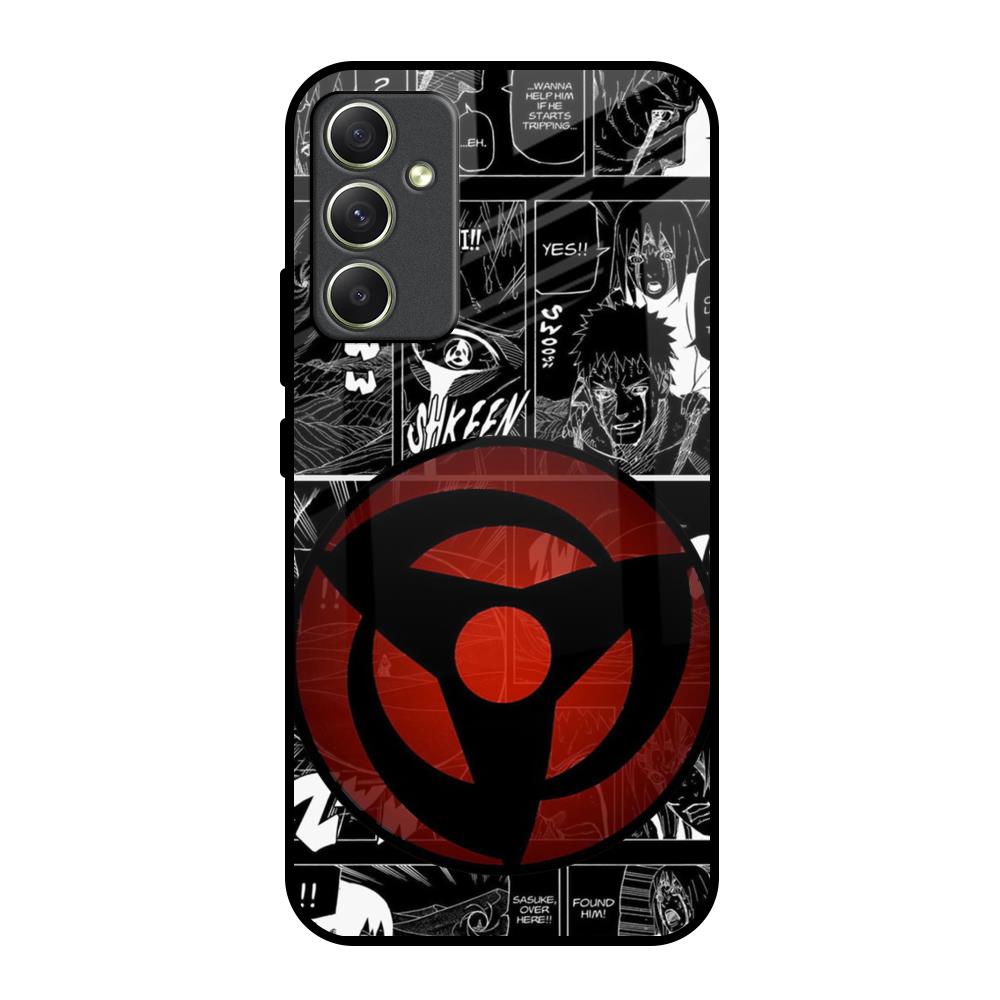 Sharingan Samsung Galaxy A34 5G Glass Back Cover Online
