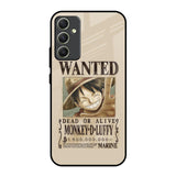 Luffy Wanted Samsung Galaxy A34 5G Glass Back Cover Online