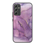 Purple Gold Marble Samsung Galaxy A34 5G Glass Back Cover Online