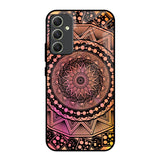 Floral Mandala Samsung Galaxy A34 5G Glass Back Cover Online