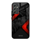 Modern Camo Abstract Samsung Galaxy A34 5G Glass Back Cover Online
