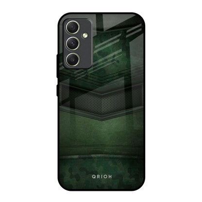 Green Leather Samsung Galaxy A34 5G Glass Back Cover Online