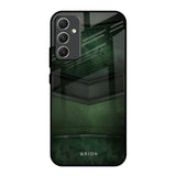 Green Leather Samsung Galaxy A34 5G Glass Back Cover Online