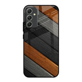 Tri Color Wood Samsung Galaxy A34 5G Glass Back Cover Online