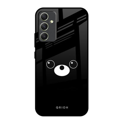 Cute Bear Samsung Galaxy A34 5G Glass Back Cover Online