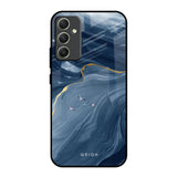 Deep Ocean Marble Samsung Galaxy A34 5G Glass Back Cover Online