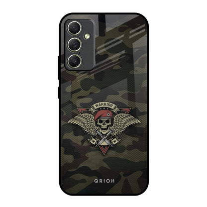 Army Warrior Samsung Galaxy A34 5G Glass Back Cover Online
