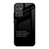 Black Soul Samsung Galaxy A34 5G Glass Back Cover Online