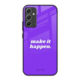 Make it Happen Samsung Galaxy A34 5G Glass Back Cover Online