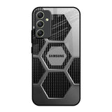 Hexagon Style Samsung Galaxy A34 5G Glass Back Cover Online