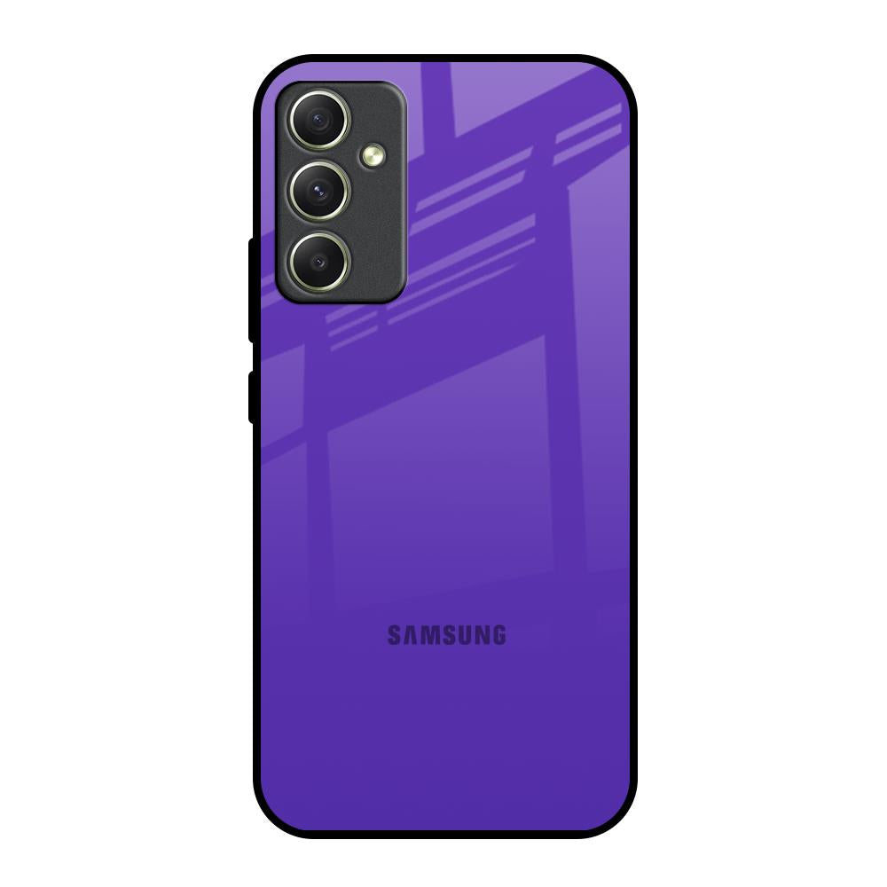 Amethyst Purple Samsung Galaxy A34 5G Glass Back Cover Online