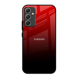 Maroon Faded Samsung Galaxy A34 5G Glass Back Cover Online