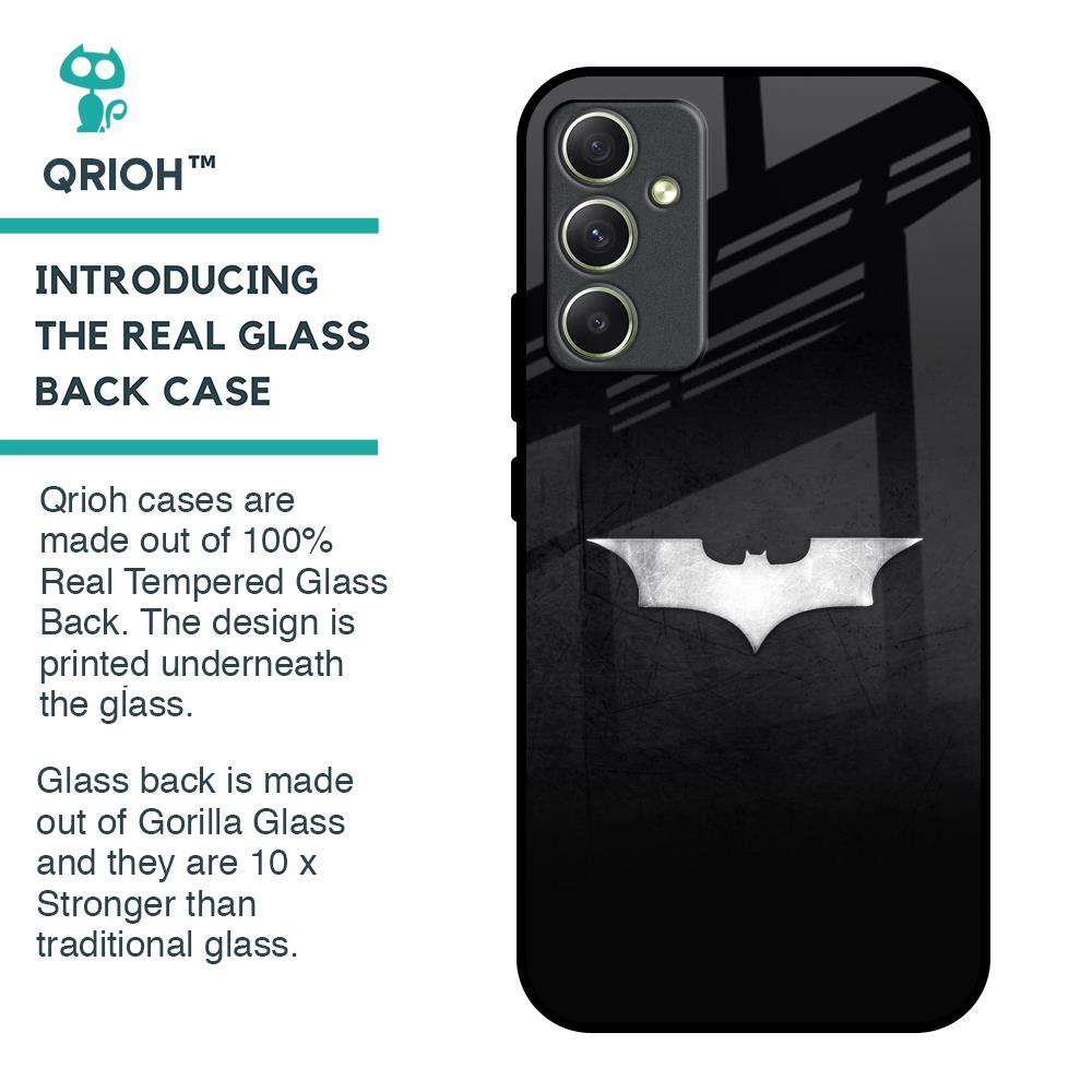 Super Hero Logo Glass Case for Samsung Galaxy A34 5G