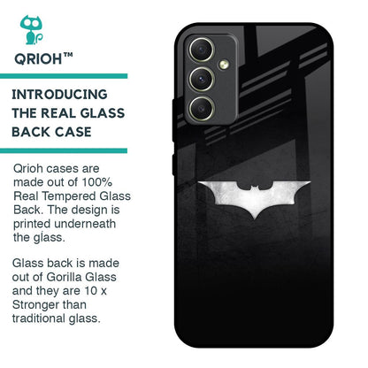 Super Hero Logo Glass Case for Samsung Galaxy A34 5G