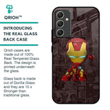 Angry Baby Super Hero Glass Case for Samsung Galaxy A34 5G