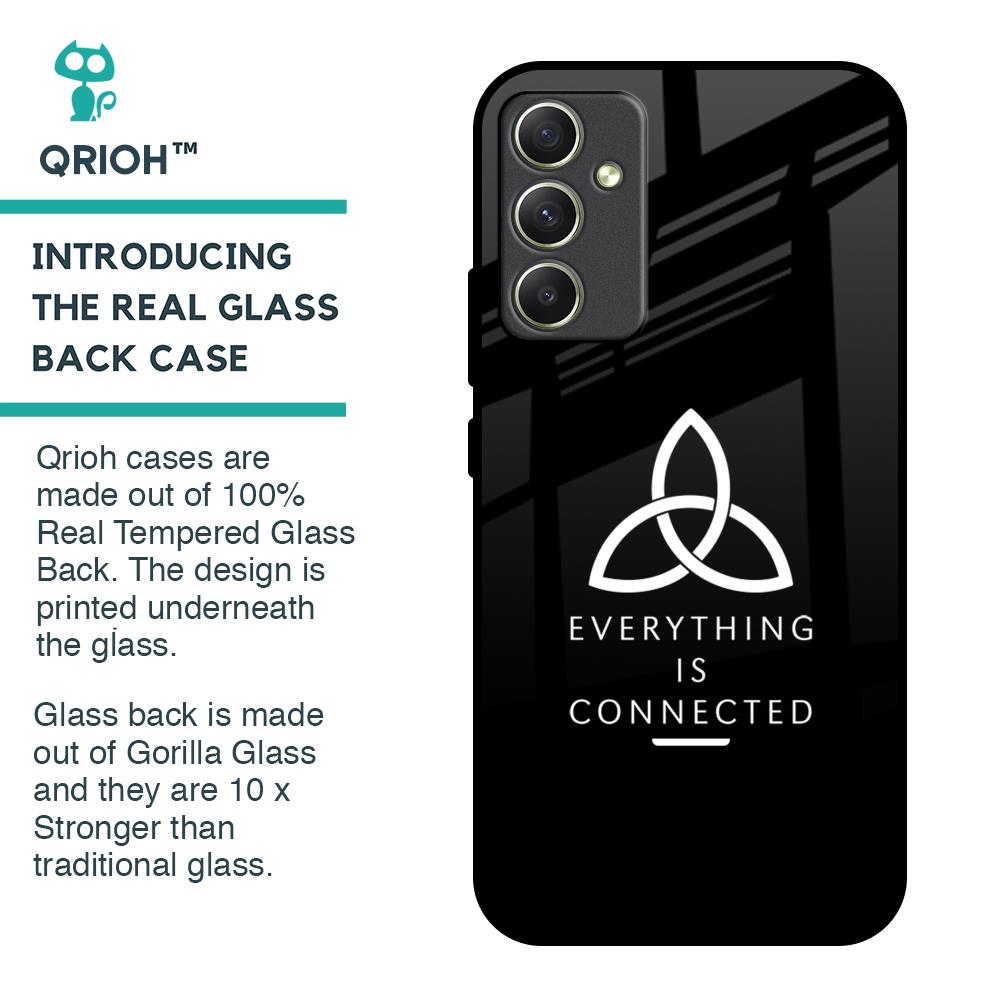 Everything Is Connected Glass Case for Samsung Galaxy A34 5G