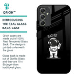 Peace Out Astro Glass Case for Samsung Galaxy A34 5G