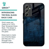 Dark Blue Grunge Glass Case for Samsung Galaxy A34 5G
