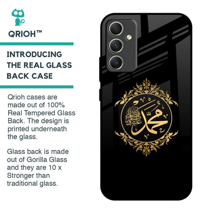 Islamic Calligraphy Glass Case for Samsung Galaxy A34 5G