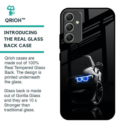 Car In Dark Glass Case for Samsung Galaxy A34 5G