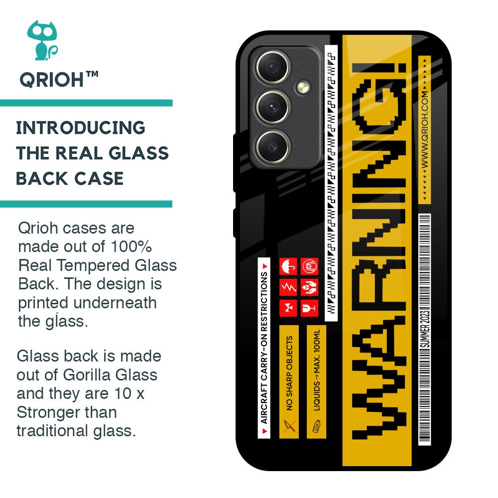 Aircraft Warning Glass Case for Samsung Galaxy A34 5G