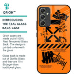 Anti Social Club Glass Case for Samsung Galaxy A34 5G