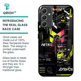 Astro Glitch Glass Case for Samsung Galaxy A34 5G