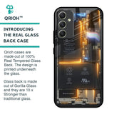 Glow Up Skeleton Glass Case for Samsung Galaxy A34 5G