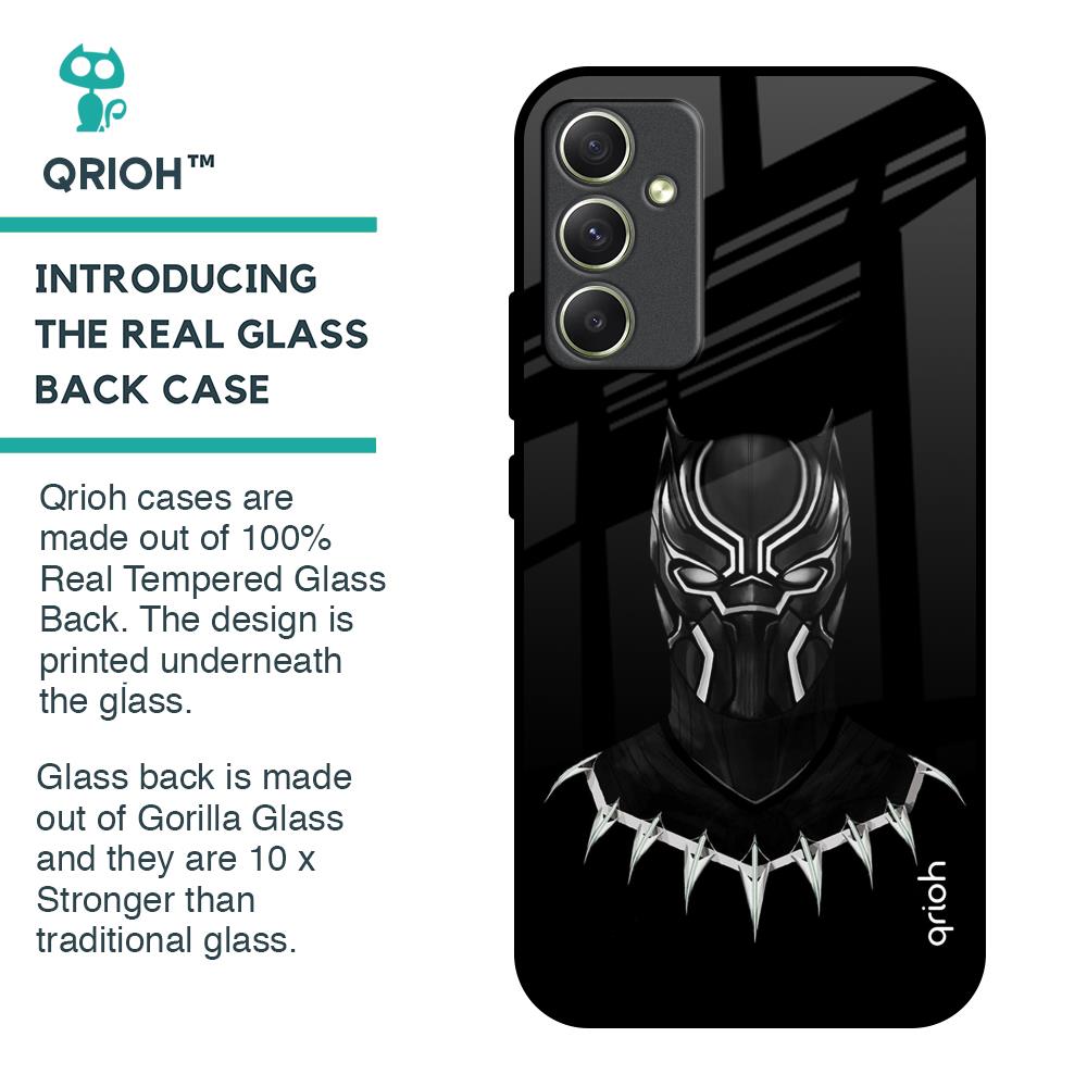 Dark Superhero Glass Case for Samsung Galaxy A34 5G