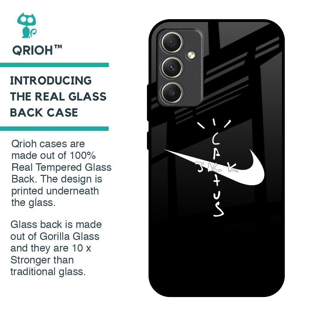 Jack Cactus Glass Case for Samsung Galaxy A34 5G