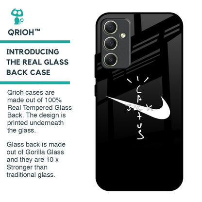 Jack Cactus Glass Case for Samsung Galaxy A34 5G