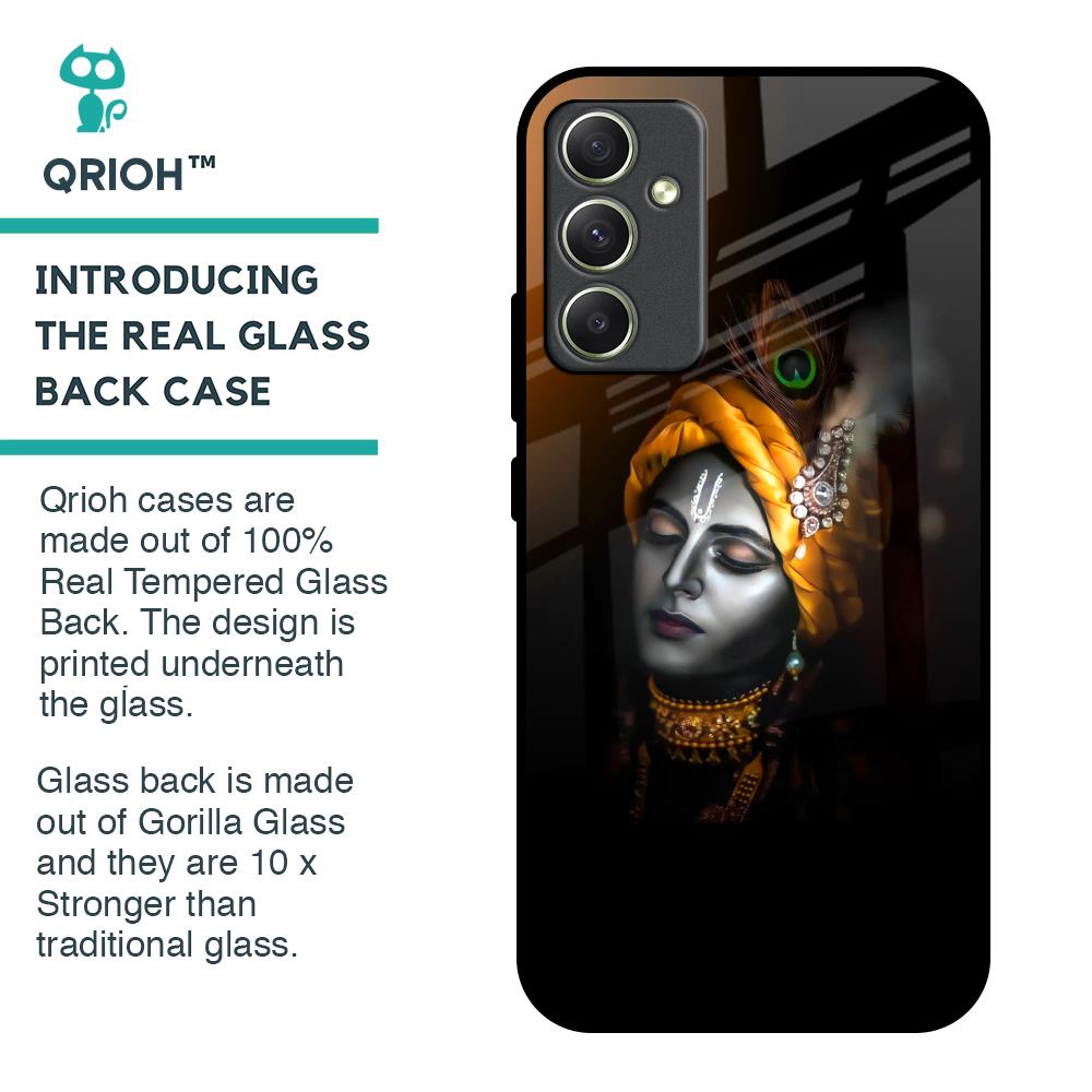 Ombre Krishna Glass Case for Samsung Galaxy A34 5G