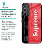 Supreme Ticket Glass Case for Samsung Galaxy A34 5G