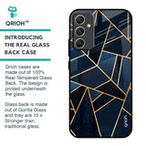 Abstract Tiles Glass Case for Samsung Galaxy A34 5G