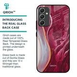 Crimson Ruby Glass Case for Samsung Galaxy A34 5G